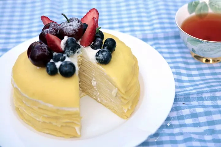 以后不用去西點(diǎn)培訓(xùn)學(xué)校，在家也能做千層榴蓮蛋糕了！