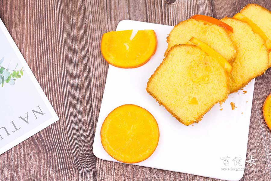 香橙磅蛋糕的做法視頻大全_西點培訓學習教程