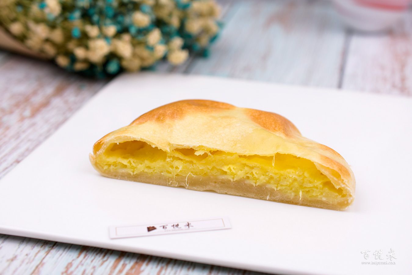爆漿榴蓮芝士餅高清圖片大全【蛋糕圖片】_818