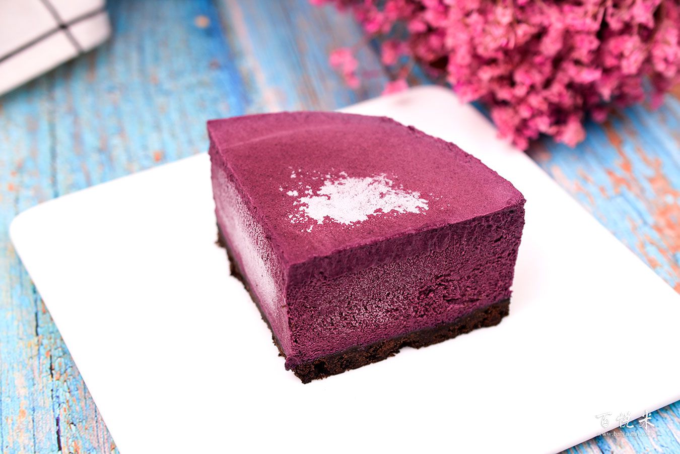 藍(lán)莓慕斯蛋糕高清圖片大全【蛋糕圖片】_834