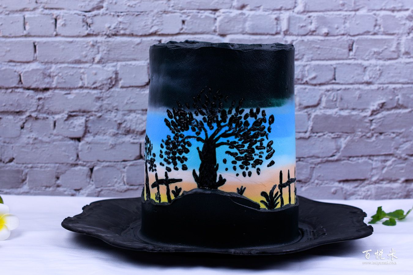 蛋糕抹面_日落黃昏的做法大全，蛋糕抹面西點(diǎn)培訓(xùn)圖文教程分享