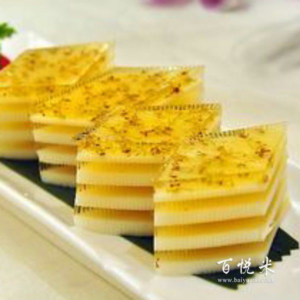 蛋糕店的桂花糕的做法是怎么做的？