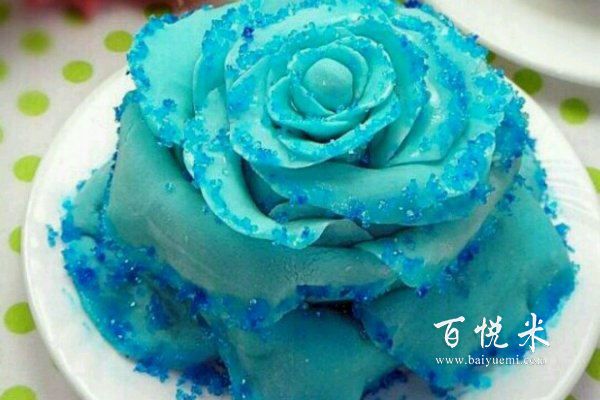 藍(lán)色妖姬翻糖蛋糕代表什么寓意？